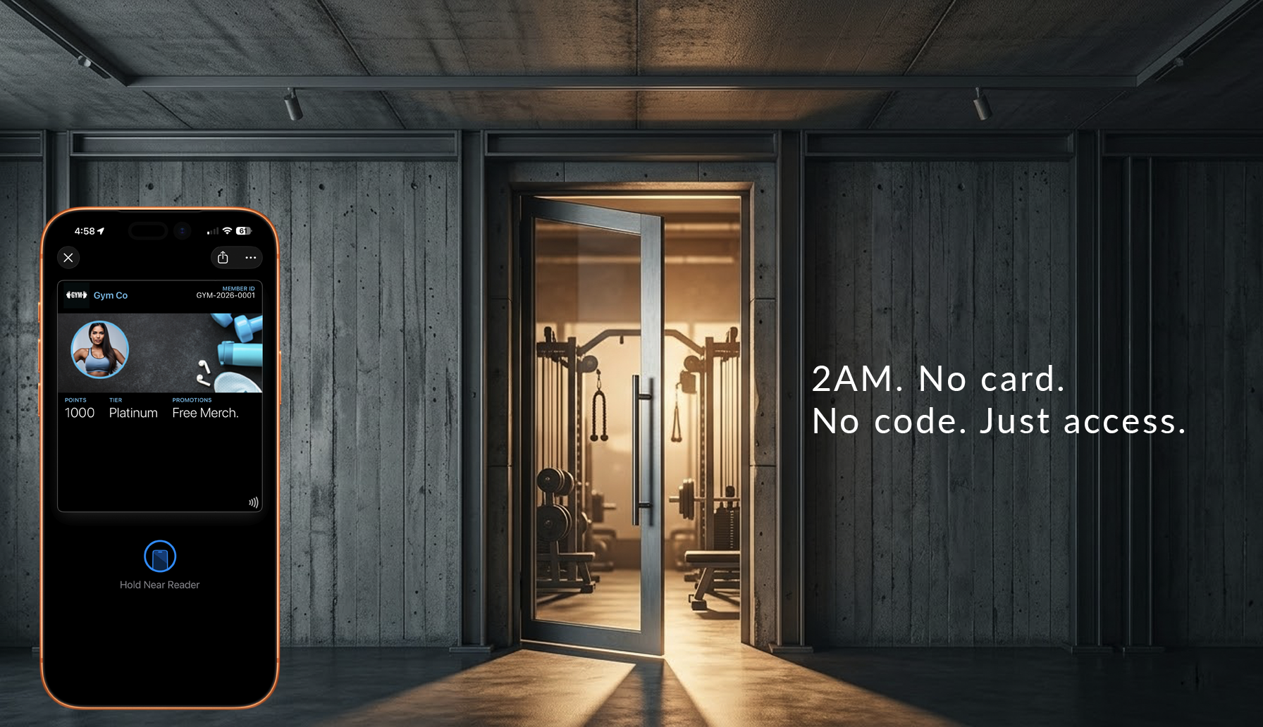 Access granted - identity verification at the door